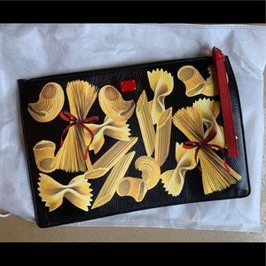 Dolce & Gabbana Pasta Collection Leather Clutch